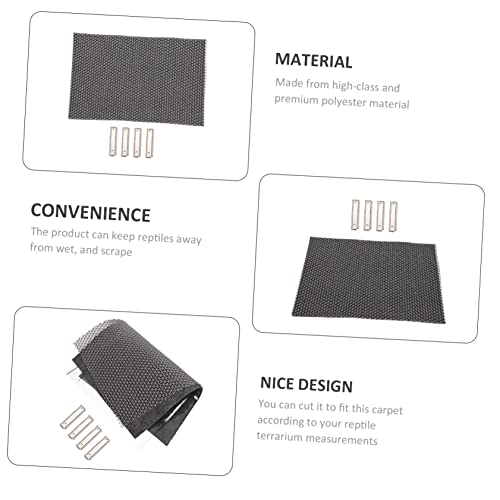 POPETPOP Polyester Reptile Case Liner Lizard Carpet Mat Strong Water Permeability for Pet Cage