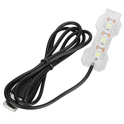 Small Aquarium Light, 2.4x0.8in LED Aquarium Plant Light bar Stick for Fish,Desktop Fish Mini Decoration Soft LED Lamp