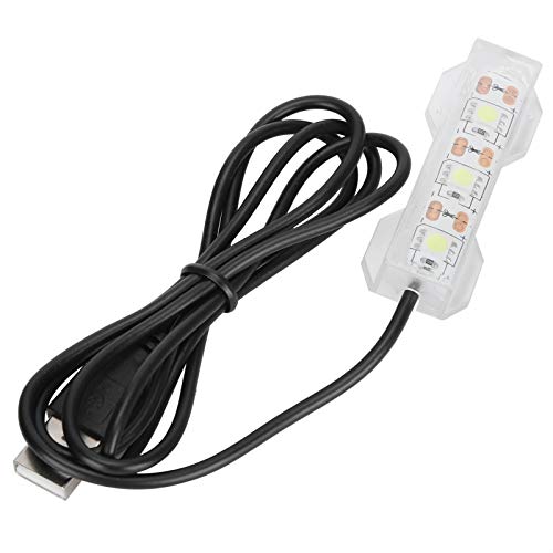 LED Aquarium Lighting 2.4x0.8inch Small Aquarium Water Plant Light Desktop Fish Tank Mini Decoration Soft LED Lamp Aquarium Lights