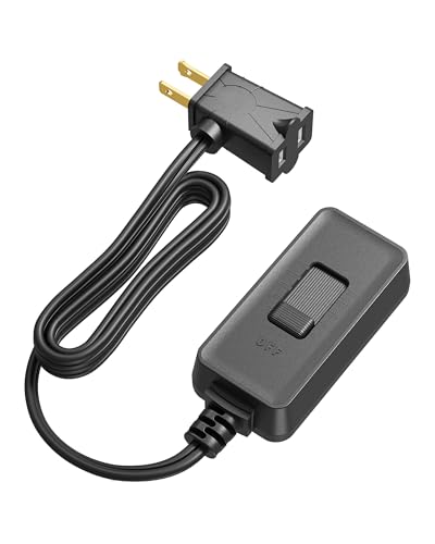 DEWENWILS Plug in Dimmer Switch for Lamp, Table Lamp Dimmer for Dimmable LED/CFL Lights and Incandescent Bulbs, Full Range Slide Control, Extension Cord Dimmer, Black - color: Black, size: 1 pack