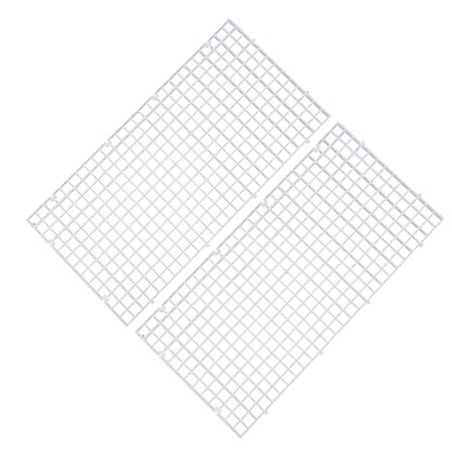 ALEGI Aquarium Plastic Grid Divider Tray Egg Crate,Grid Isolate Board Divider Fish Tank Bottom Black Filter Tray (2 Pcs S) - size: 2 Pcs S