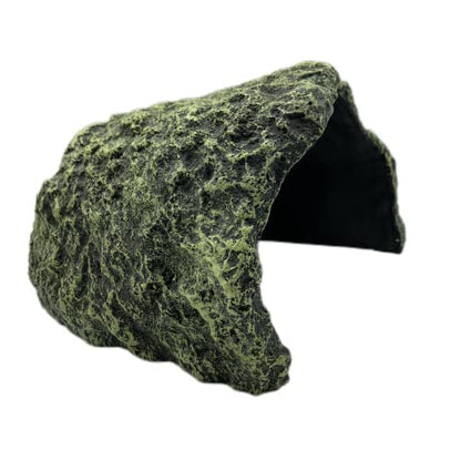 Extra Large Reptile Hide Resin Snake Hides for Ball Pythons Reptile Hides and Caves Simulation Rock Reptile Hideout for Habitat Lizard Leopard Gecko Bearded Dragon Turtle Hideout Terrarium Decor