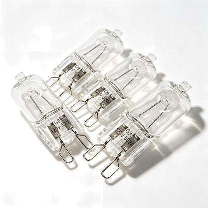 4 Pack Reptile Terrarium HeatLamps Mini Halogen Bulb, G9 50 Watts, Mini Halogen Bulb for Bearded Dragon Gecko Turtle Lizard - color: 4 Pack
