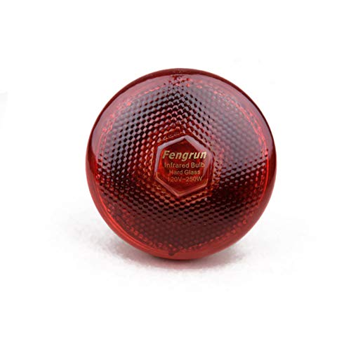 Infrared Bulb Red Hard Explosion-Proof Glass Infrared Heat Lamp Bulb for Chicks, Chicken, Pet, Bathroom Warming Light Bulb (120V,150W) - color: Light Red-150w