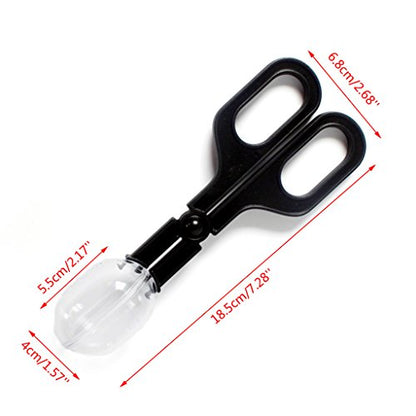Reptiles Feeding Scooper Poop Catching Clamp Spoon-Shaped Tips Feeder Tweezers for Reptiles Supplies Pet Supplies Pet Amphibians Health