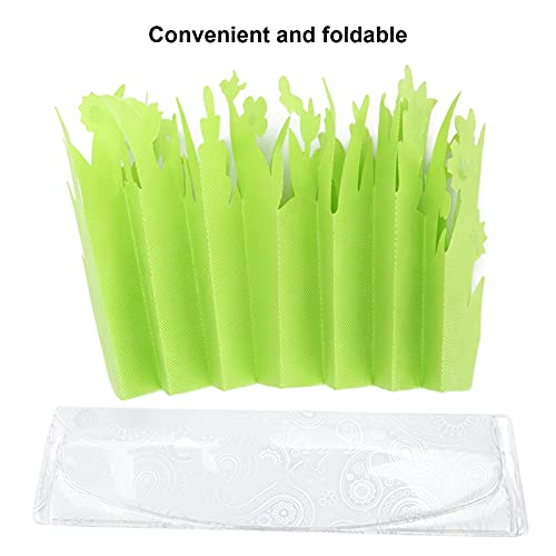 Reptile Hideout Box Humidifier Efficient Natural Gasification for Tortoise Lizards, Foldable Humidification with Simulation Plant for Easy Moist Air, Ecofriendly Material, Size 18.5x6.9in