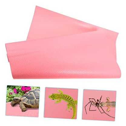 Reptile Carpet Substrate Pad for Bearded Dragon Tank Lightweight Portable Terrarium Accessory Easy to Clean Reptile Mat for Leopard Gecko Lizard Snake Turtle