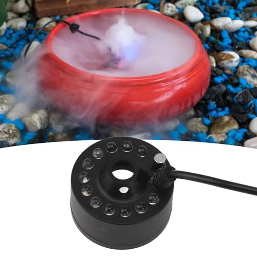Ultrasonic Fogger, Fog Machine Indoor, Reptile Humidifier Fogger for Indoor Or Outdoor Fountains, Water Features, Etc