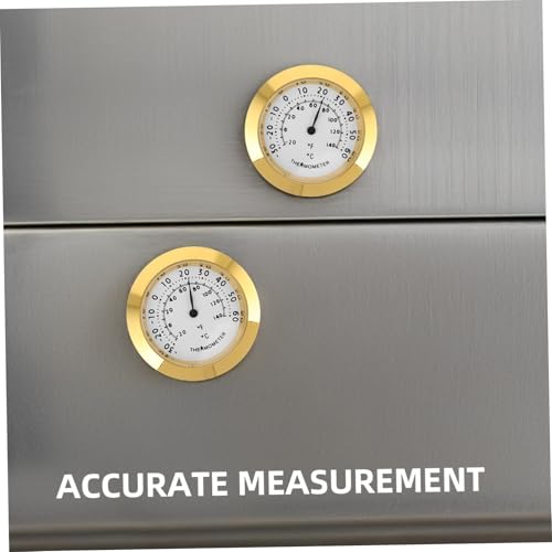 LIOOBO 2Pcs Mini Temperature and Humidity Monitor Accurate Indoor Hygrometer for Guitar Cases Reptile Terrariums Kitchen and Greenhouse Use High Precision Sensor for Real