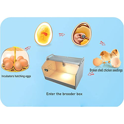 Intelligent Brooder Box Chicken brooder Quail cage for Newborns Chicks Ducks Birds Small Animals Manual Egg Incubators Poultry Heater