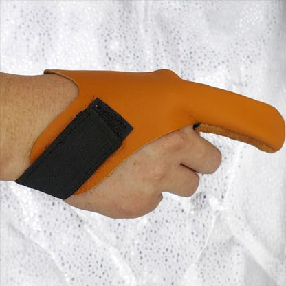 Cowhide Finger Gloves, Anti-Slip Fishing Finger Set, Anti Cutting Fishing Gloves, sea Pole Lure Pull line Finger Set, Heat-Insulating Finger Set