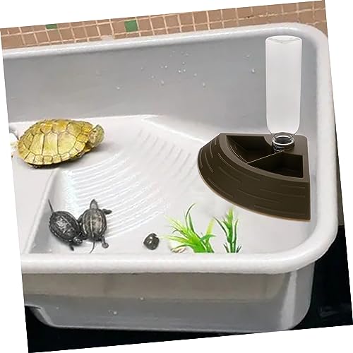 Levemolo Reptile Water Fountain Automatic Reptile Food Bowl Lizard Water Dispenser Pet Supply