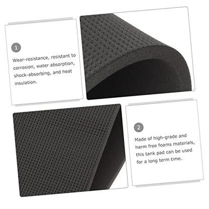 Aquarium Mat Reptile Terrarium Liner Heavy Duty Non-Slip Heat Retaining Fish Tank Pad - size: 80X40CM