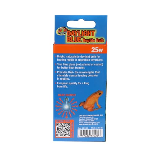 Zoo Med Daylight Blue Reptile Bulb, 25 Watts