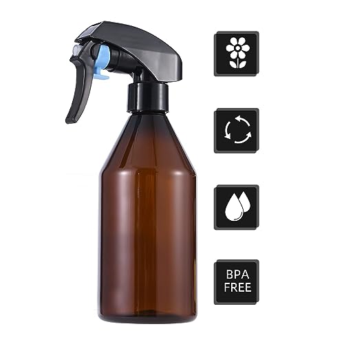 2 Pack Plastic Spray Bottles, 10oz Refillable Empty Spray Bottles for Cleaning,Hair Spray Bottles with Adjustable Nozzle,Spray Bottles for Cooking,Plants,Essential Oils,Hair,Cleaning Solutions - color: Green