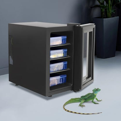 Reptile Incubator, 6.08Gal Scientific Lab Incubator Digital Incubator Cooling and Heating 50-104°F, Reptile Egg Incubators with LED Display & 3 Tier Removable Shelves for Small Reptiles Hatching Eggs