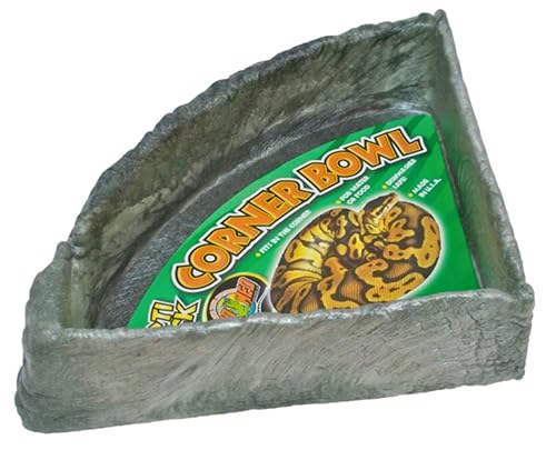 Zoo Med Reptile Rock Corner Water Dish, X-Large, Assorted color - size: X-Large