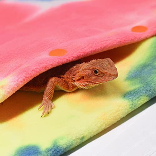 LIKZINWA Small Animal Sling Carrier,Small Animal Bag for Bearded Dragons Lizards and Reptile with Adjustable Strap (Red+Schoolbag) - color: Red+Schoolbag