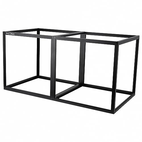 Enclosure Stand for Off-Floor Placement and Stunning Display-Elevate Your Reptile's Home 20 inches Height(Black) - color: Black, size: M-44''-Stand only