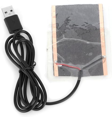 USB Reptile Carbon Fiber Heating Film, Bending Constant Temperature Heating Pad for Tortoise Snake Lizard Gecko Hermit Crab Turtle Amphibians