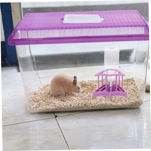 MERRYHAPY Reptile Water Dish Durable Plastic Feeding Dish for Lizard Tortoise Pets Easy to Clean Non Slip Bottom for Gecko Terrarium Reptile Habitat