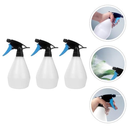 BESTonZON 3pcs 500ml Plastic Terrarium Humidifier Watering Cans Garden Water Sprayers for Indoor Plants and Succulents with Air Pressure Spray Function