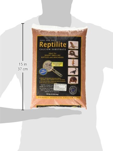 Carib Sea SCS00711 Reptiles Calcium Substrate Sand, 10-Pound, Desert Rose - size: 10lb (Pack of 1)