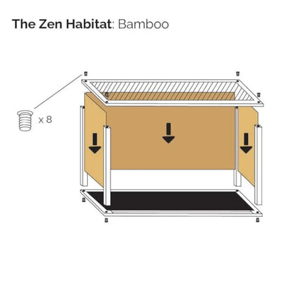 Zen Habitats 4'x2'x16 Reptile Enclosure - The 3.0