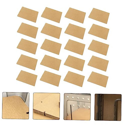 BESPORTBLE 50 Sheets Reptiles Box Liner Paper Disposable Kraft Paper Mat for Reptile Breeding Box Accessories Terrarium Bedding