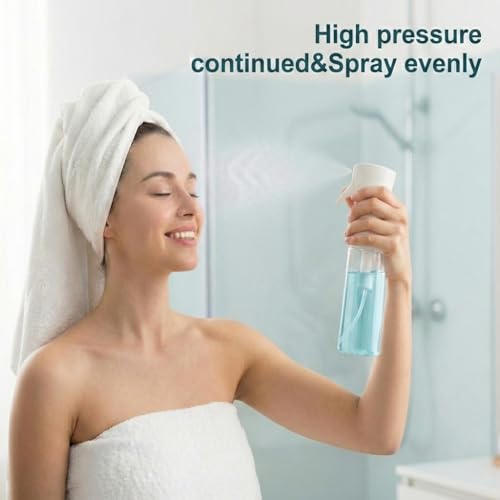 Continuous Spray Bottles,Spray Bottle for Hair&Water Spray Bottle for Travel Essentials, Multi-Use ，Beauty， Care, Makeup, Hydration & Pet Grooming-200ml