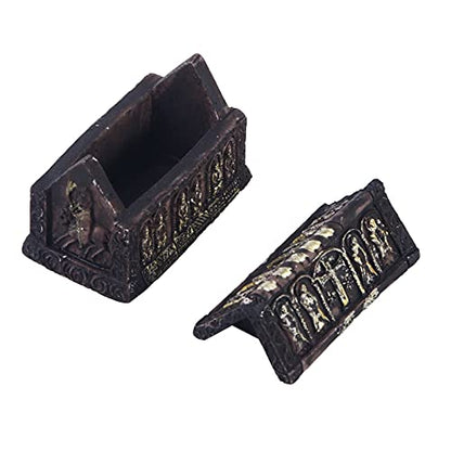 Aquarium Fish Tank Coffin Decorations Reptile Turtle Lizard Spider Tanks Ancient Egypt Terrarium Death Décor Ornament Pet