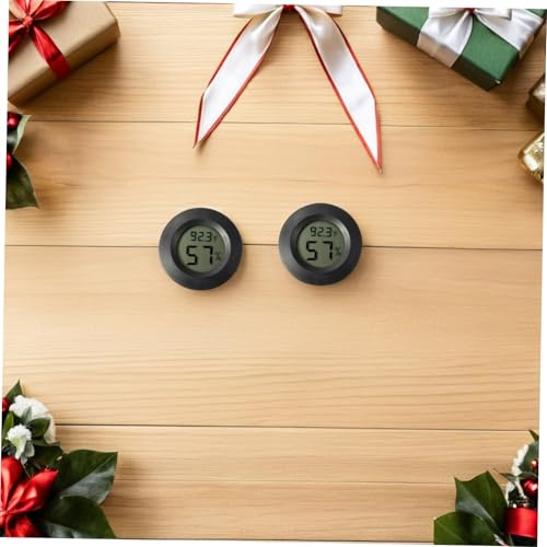 7pcs Mini Hygrometer Thermometer for Terrarium Accurate Humidity and Temperature Gauge for Reptiles and Indoor Use Digital Display for Easy Reading