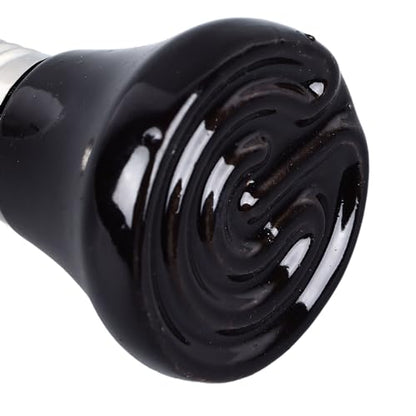 Gavigain Ceramic Heat Emitter, No Light Heat Lamp, Safe and Sturdy Heating Solution for Reptiles, Cats, Parrots, and Other Pets, Long Lasting Comfort (100w) - size: 100w