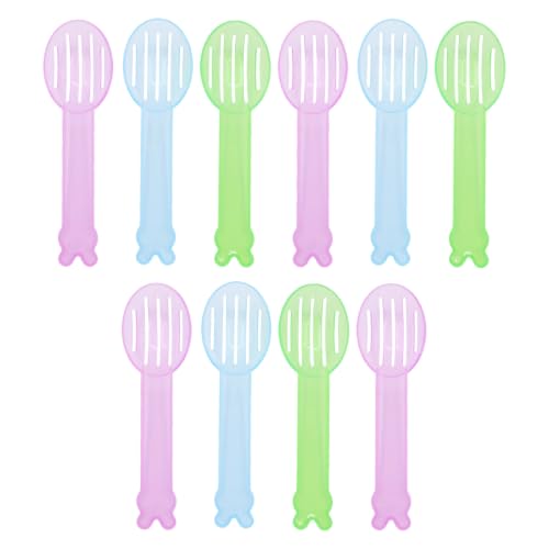 10pcs Hamster Scooter Plastic Garbage Shovel Sieve Hamster Sand Shovel pet Cleaning Tool Small pet Urine Sand Shovel Cleaning Shovel Supplies pet Bath Spoon（mixcolor） - color: Multicolor2, size: Small