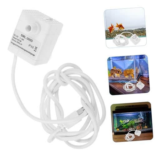Abaodam USB Powered Mini Submersible Water Pump for Aquariums Fish Tanks and Hydroponics Efficient Water Saving Quiet Operation for Indoor and Outdoor Use
