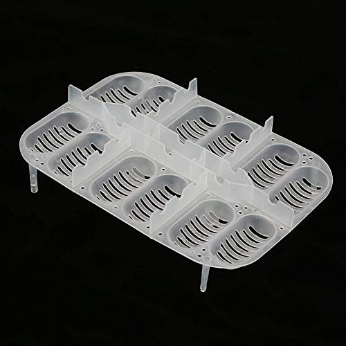 Fdit Snakes Lizards Reptiles Eggs Incubator Tray Hatcher Box with Thermometer for Hatching Snake Lizards 12 Grids