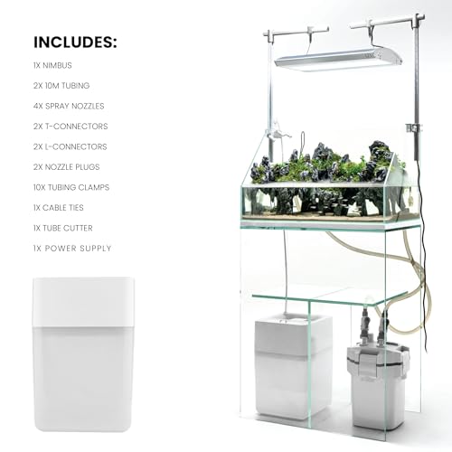 Ultum Nature Systems - Nimbus - Programable Misting System w/Timer, for Plants & Animals, for Paludarium/Terrarium - Automatic Plant Mister, Reptile Mister & Terrarium Accessories - 3.17 Gallons