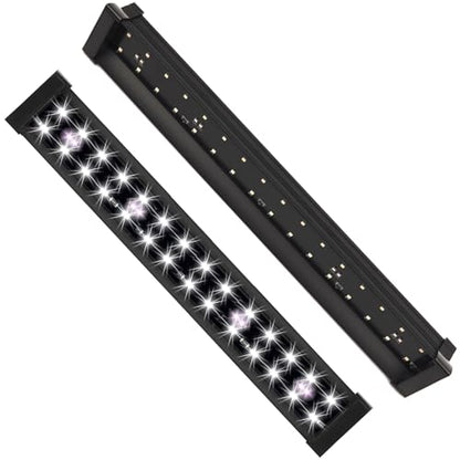 Reptile LED UVB Light – 16-INCH 18W UVB10.0 Linear UV Lamp for Bearded Dragons, Turtles & Lizards – Strip UVB Bar with UVA UVB Output, 8 X UV Beads, 6500K – Bulb-Free