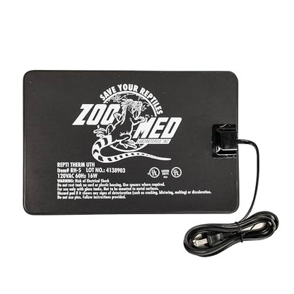Zoo Med Repti Therm Under Tank Reptile Heater 16 Watts - 12" Long x 8" Wide (30-40 Gallons) - Pack of 4