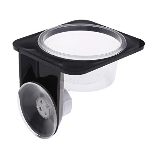 Suction Cup Reptiles Feeder Bowl Anti-Escape Food Bowl Drinker Bowl for Tortoise Iguana
