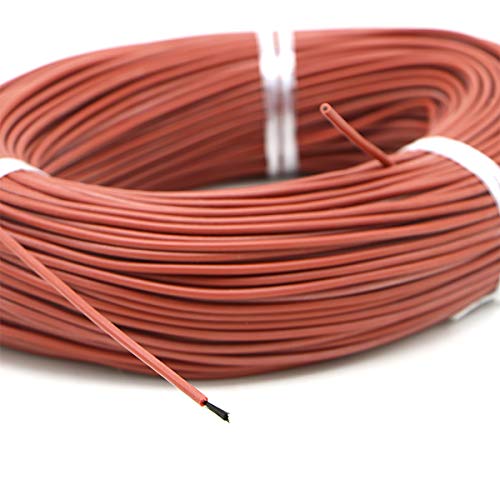 26-Feet 220V Floor Heating Cable 12K Carbon Fiber Heating Wire Electric Radiant for Warm Floor Green House - size: 26-Feet