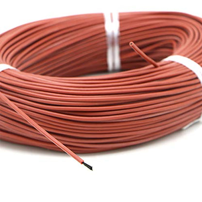 26-Feet 220V Floor Heating Cable 12K Carbon Fiber Heating Wire Electric Radiant for Warm Floor Green House - size: 26-Feet