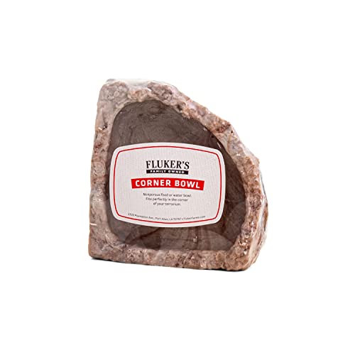 Fluker's Food and Water Reptile Corner Bowl, Medium 6", colors may slightly vary - size: Medium