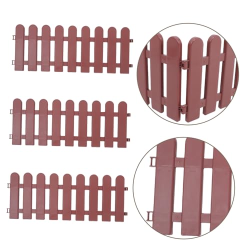 TOYANDONA 4pcs Tortoise Enclosure Durable Outdoor Turtle Playpen Fencing for Lawn and Planters Lightweight Easy Assembly Shape Safe for Pets