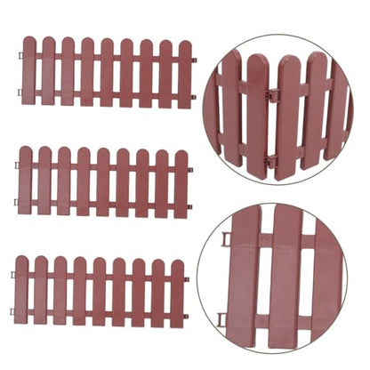TOYANDONA 4pcs Tortoise Enclosure Durable Outdoor Turtle Playpen Fencing for Lawn and Planters Lightweight Easy Assembly Shape Safe for Pets
