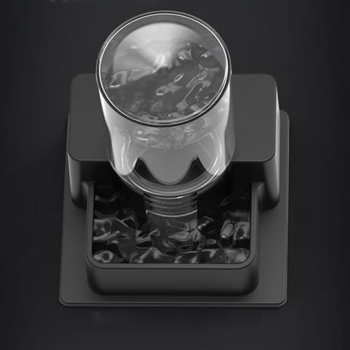 Reptile Auto Refill Water Dispenser, Quiet Operation Clear Monitor for Turtles, Lizards & Pets - color: Black