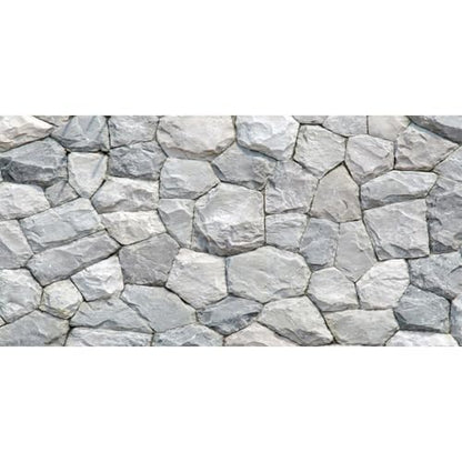 AWERT 48x20 inches White Stone Aquarium Background Rocky Fish Tank Background Rock Terrarium Background Durable Polyester Background - size: 48x20in/120x50cm