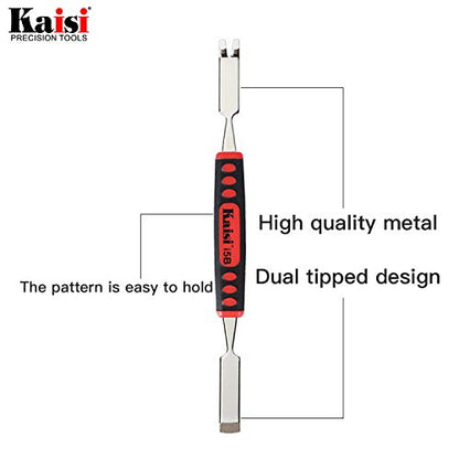 Precision Tweezers Set, Kaisi 12 PCS ESD Tweezer Set, Anti-Static Stainless Steel Tweezers Kit Curved Tweezers for Craft, Jewelry, Electronics, Laboratory Work - size: 12 Pcs