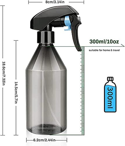 Plant Mister Water Spray Bottle - Fine Mist Spray Bottle for Flowers, Plants, Gardening, Cleaning Solutions - 10oz, Plastic - style: 2 Pack