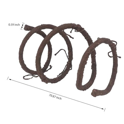 AQUA KT Reptile Twist Climber Flexible Climbing Vine Rain Forest Terrarium Branch for Leopard Gecko Lizard Snake Terrarium Amphibian Decoration